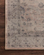 Loloi Hathaway Collection HTH-06 Blush/Multi 5'-0" x 7'-6", .25" Thick Area Rug - Image 8
