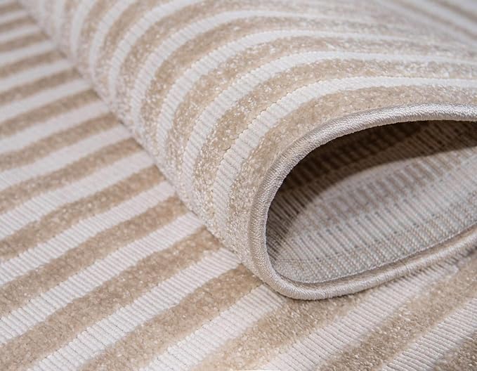 Unique Loom Sabrina Soto Outdoor Collection Geometric, Carved Area Rug - Image 6