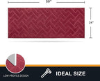 PURRUGS Dirt Trapping Door Mat 24" x 59", Non-Slip Machine Washable Entry Rug - Image 2