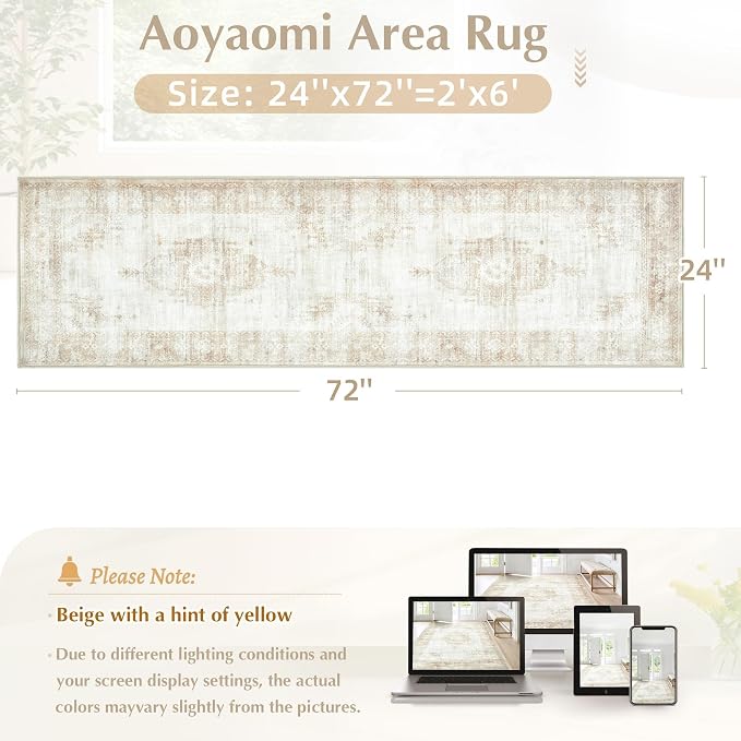 Runner Rug 2x6 Entryway Rug - Image 2