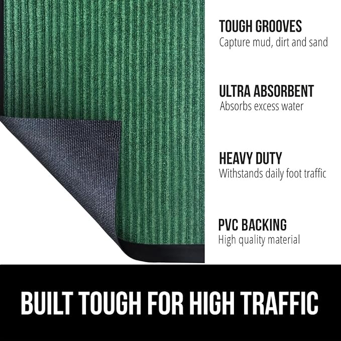 GORILLA GRIP Waterproof Traffic Guard Door Mat, Heavy Duty Entryway Mats - Image 2
