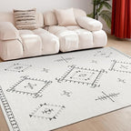 ILANGO Area Rug 3'x5' for Living Room Bedroom Washable Moroccan Boho Rugs for - Image 2