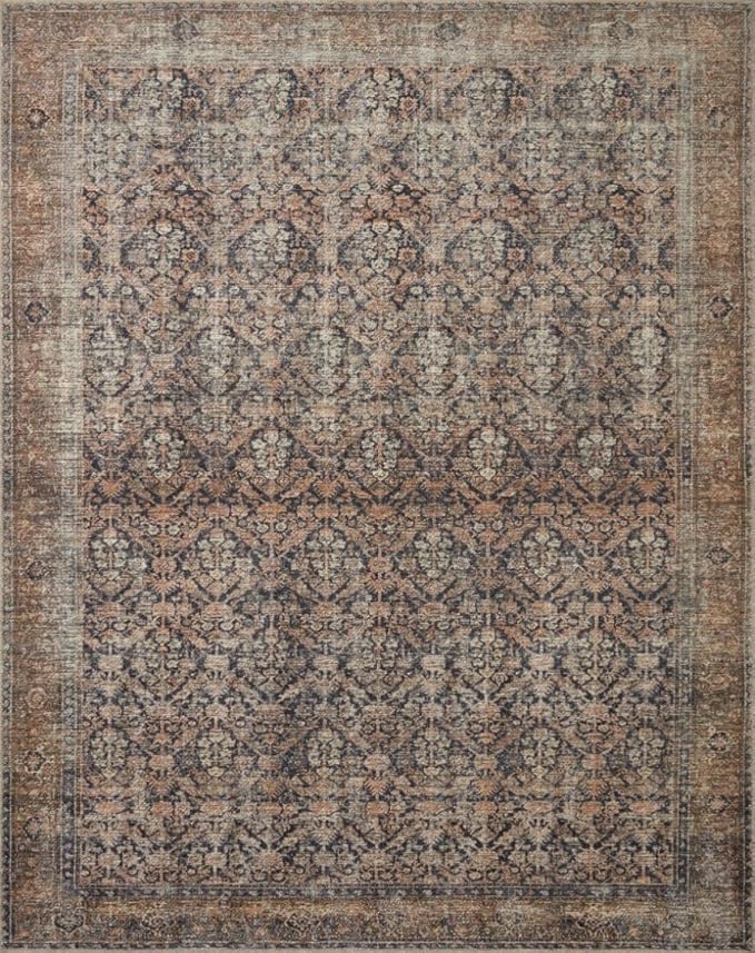 Loloi Amber Lewis Billie Collection, Ink & Salmon 2'-3" x 3'-9" Area Rug – - Image 4