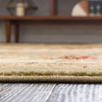 Rugs.com Chateau Collection Rug – 6 Ft Square Green Medium Rug Perfect - Image 4