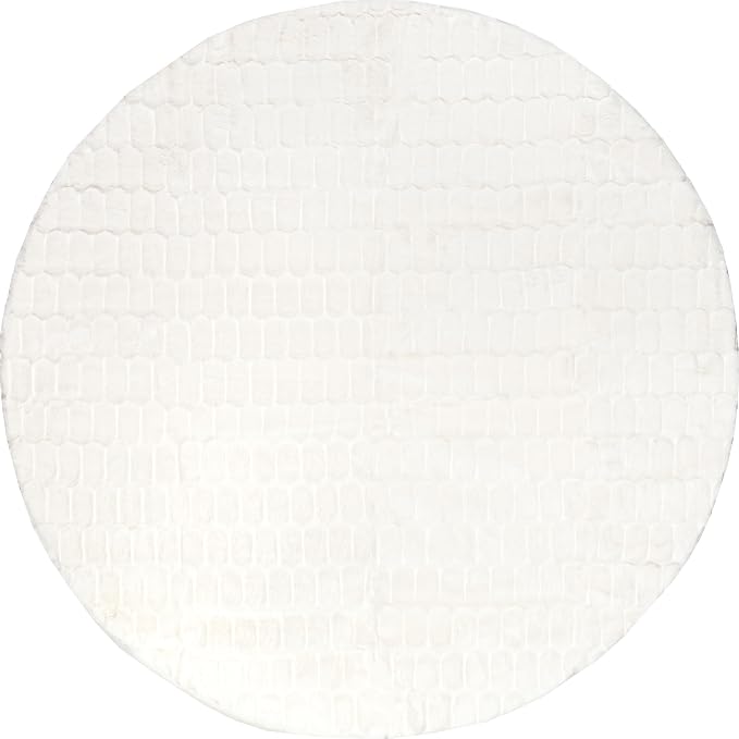 nuLOOM Nia White/Ivory, Cozy Shag, Fluffy and Soft, High Traffic, Stain - Image 5