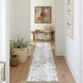 jinchan Kalen Runner Rug 2x8 Washable Hallway Rug Vintage Runner Indoor Floor by JINCHAN