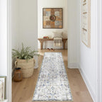 jinchan Kalen Runner Rug 2x8 Washable Hallway Rug Vintage Runner Indoor Floor by JINCHAN