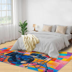 3x6 Drum Set Bedroom Rug Under Bed - Image 4