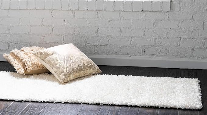 Unique Loom Solid Shag Collection Area Rug - Image 3