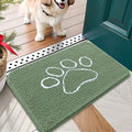 OLANLY Dog Door Mat for Muddy Paws 24x16, Paw Print Design, Absorbs Moisture by OLANLY