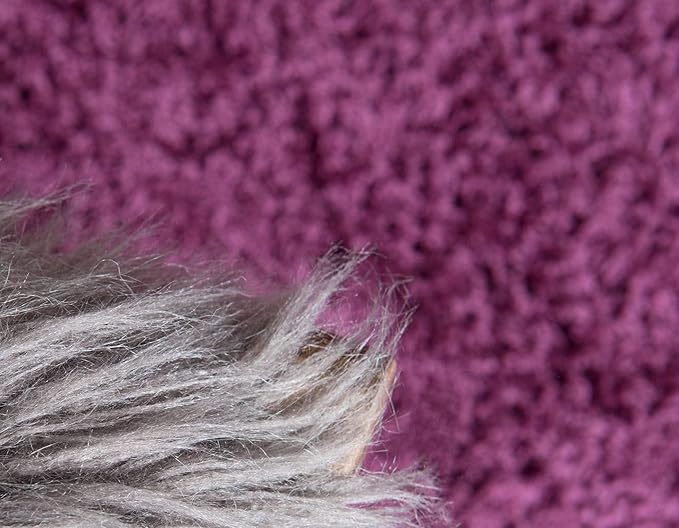 Unique Loom Solid Shag Collection Area Rug - Image 5