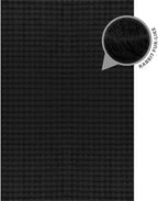 CAMILSON Modern Black Non Slip Door Mat Rug 2x3 Ultra Soft High Pile Entryway - Image 9