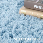 Beglad Fluffy Area Rugs 4x6 Feet, Modern Minimalist Style Shag Rugs, Non-Slip - Image 5