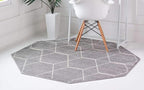 Unique Loom Trellis Frieze Collection Area Rug - Image 3