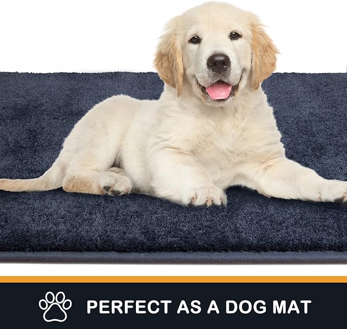 PURRUGS Dirt Trapping Door Mat 24" x 59", Non-Slip Machine Washable Entry Rug - Image 6