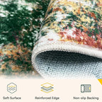 Washable Area Rugs 2'x8' Non-Slip Modern Abstract Soft - Image 5