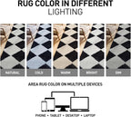 Rugshop Diamond Wave Pattern Shag Runner Rug Anthracite Dark Gray 2' 3" x 12' - Image 6