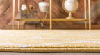 Rugs.com Lattice Frieze Collection Rug – 2' x 8' 8 Runner Yellow Medium Rug - Image 4