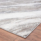 LUXE WEAVERS Lagos Collection 7983 Grey 2x3 Art Deco Area Rug - Image 4