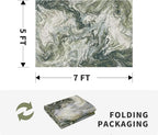 5x7 Area Rugs for Living Room, Modern Abstract Rug for Bedroom, Contemporary - Image 2