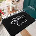OLANLY Dog Door Mat for Muddy Paws 24x16, Paw Print Design, Absorbs Moisture by OLANLY