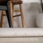 JONATHAN Y Hallie High-Low Curve Ivory/Cream 7x7 Square Indoor/Outdoor Area Rug - Image 6