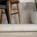 JONATHAN Y Hallie High-Low Curve Ivory/Cream 8x8 Square Indoor/Outdoor Area Rug - Image 6