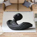 4x6 Sculpture Art Cafe Rug by Unknown