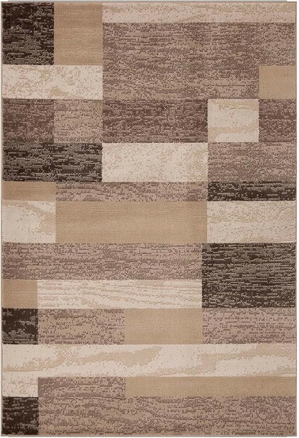 Superior Indoor Area Rug, Jute Backing, Plush Modern Rugs by SUPERIOR
