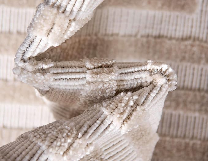 Unique Loom Sabrina Soto Outdoor Collection Geometric, Carved Area Rug - Image 7