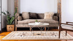Unique Loom Taftan Collection Border Geometric Tribal Inspired Design Area Rug - Image 3