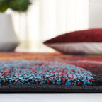 SAFAVIEH Glacier Collection 11' x 15' Red/Green GLA126Q Modern Abstract - Image 2
