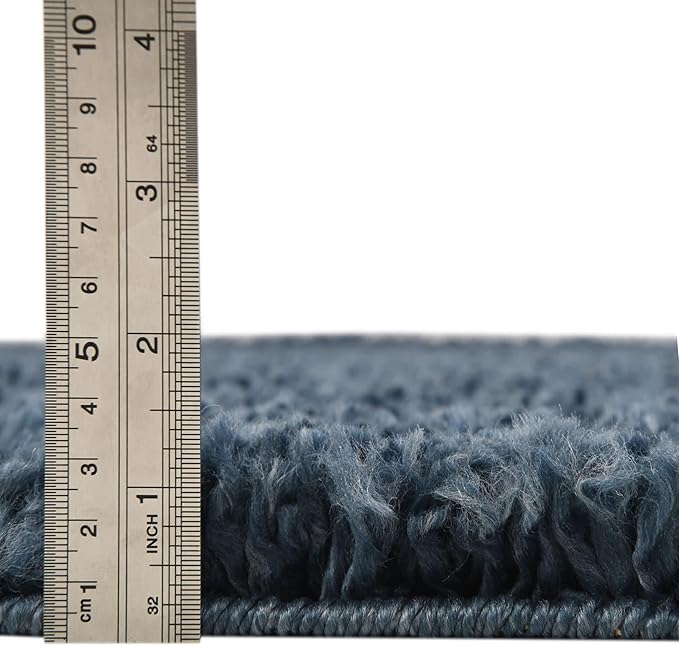 Unique Loom Davos Shag Collection Area Rug - Image 2