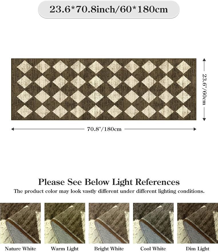 Lahome Washable Kitchen Runner Rug, Rug Runners - Image 2