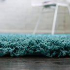 Unique Loom Solid Shag Collection Area Rug - Image 12