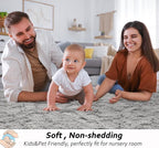 Beglad Fluffy Large Area Rugs 6x9 Feet, Modern Minimalist Style Shag Fuzzy Rugs - Image 3