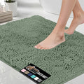 GORILLA GRIP Bath Rug Mat, Thick Soft Absorbent Chenille, Quick Dry Microfiber by GorillaGrip