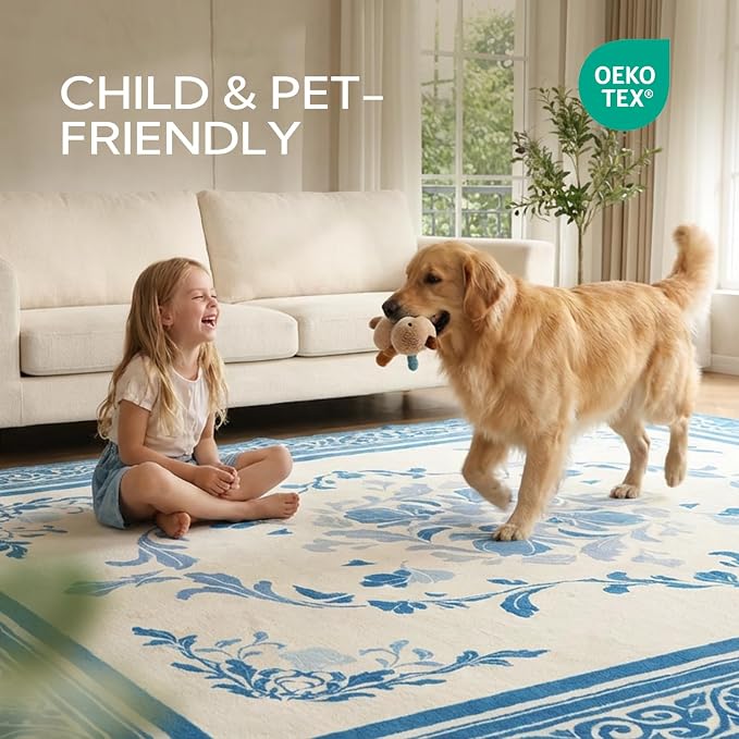 SOULFUL Medium Pile 8x10 Rugs for Living Room - Image 4