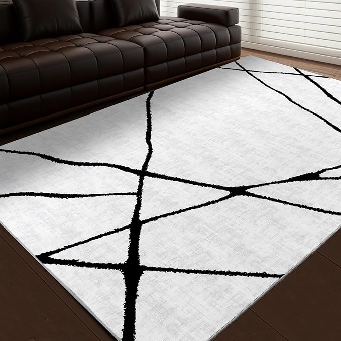 YIHOUSE Modern Washable 8'x10' Area Rug by YIHOUSE