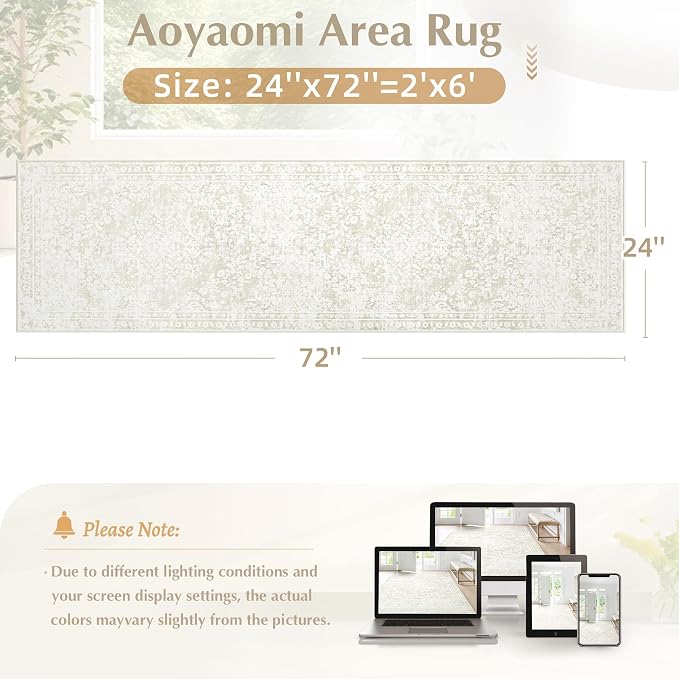 Runner Rug 2x6 Entryway Rug - Image 2