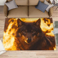 Wolf Rugs for Bedroom by Unknown