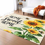 Summer Sunflowers Rectangular Area Rugs - Image 2