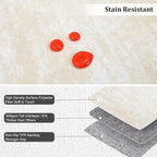 RUGSREAL Solid Machine Washable Area Rug Soft Low-Pile Modern Contemporary Area - Image 3