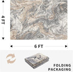 4x6 Washable Area Rugs for Living Room, Stain Resistant Carpet for Dining Room - Image 2