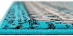 Unique Loom Taftan Collection Border Geometric Tribal Inspired Design Area Rug - Image 5