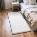 Fluffy Rug Shaggy Area Rug, Small Bedside Rug, Soft Fluffy Shaggy Entryway by Yongyangjuxi