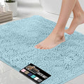 GORILLA GRIP Bath Rug Mat 44x26, Thick Soft Absorbent Chenille, Quick Dry by GorillaGrip