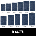 GORILLA GRIP Bath Rug Mat 60x17, Soft Absorbent Chenille, Quick Dry Microfiber - Image 6