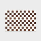 EVERGRACE Checkered Plaid Area Rug 4x6, Soft Fuzzy Faux Wool Rugs Washable Anti - Image 7