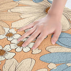 Erosebridal Girls Groovy Flower Bathroom Mat - Image 5